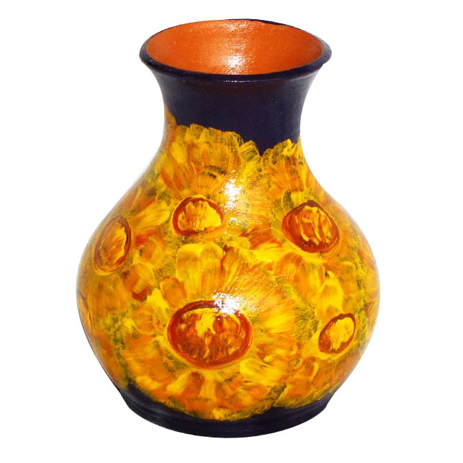 ceramica floarea soarelui mov 003b